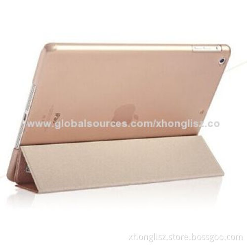 Ultra-slim Smart Cover PU Leather Stand Case for iPad, OEM and ODM Orders Acceptable